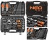 KLUCZE NASADOWE NASADKI PŁASKIE BITY TORX 1/2 1/4 138 EL. NEO TOOLS